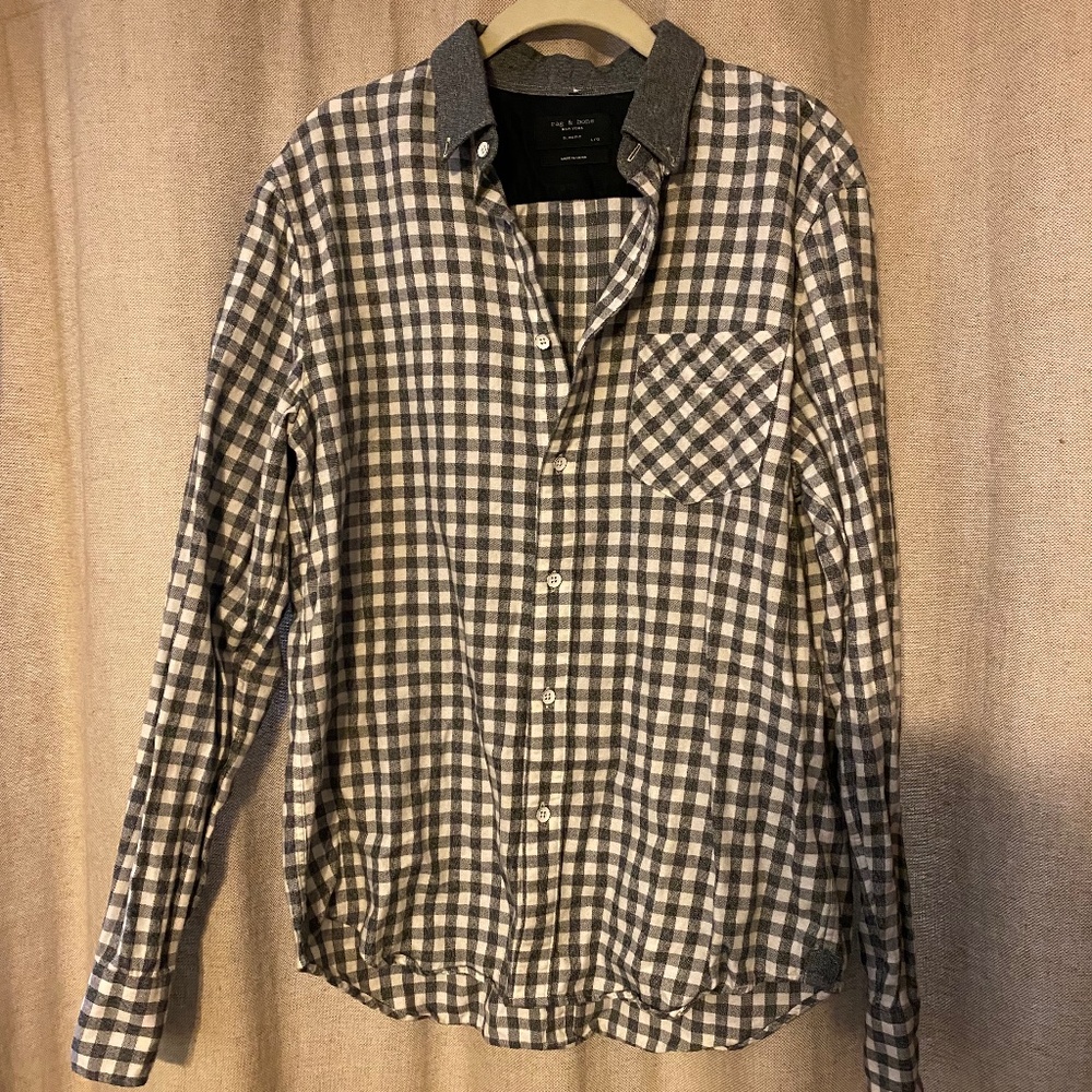 Men's Rag & Bone Button Down Long Sleeve